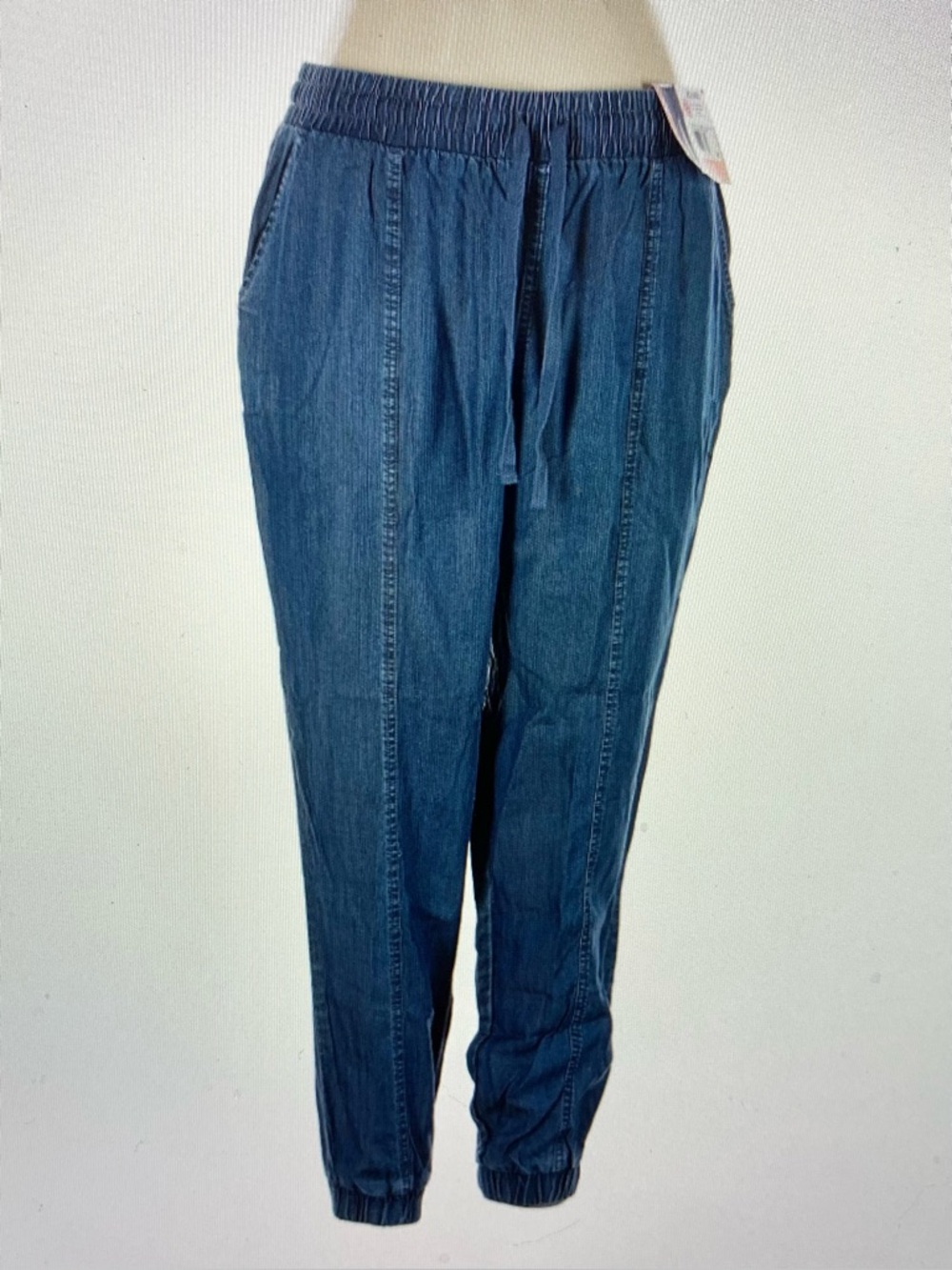Coastal Comfort Chambray Blue Jogger Pants size XXL NWT